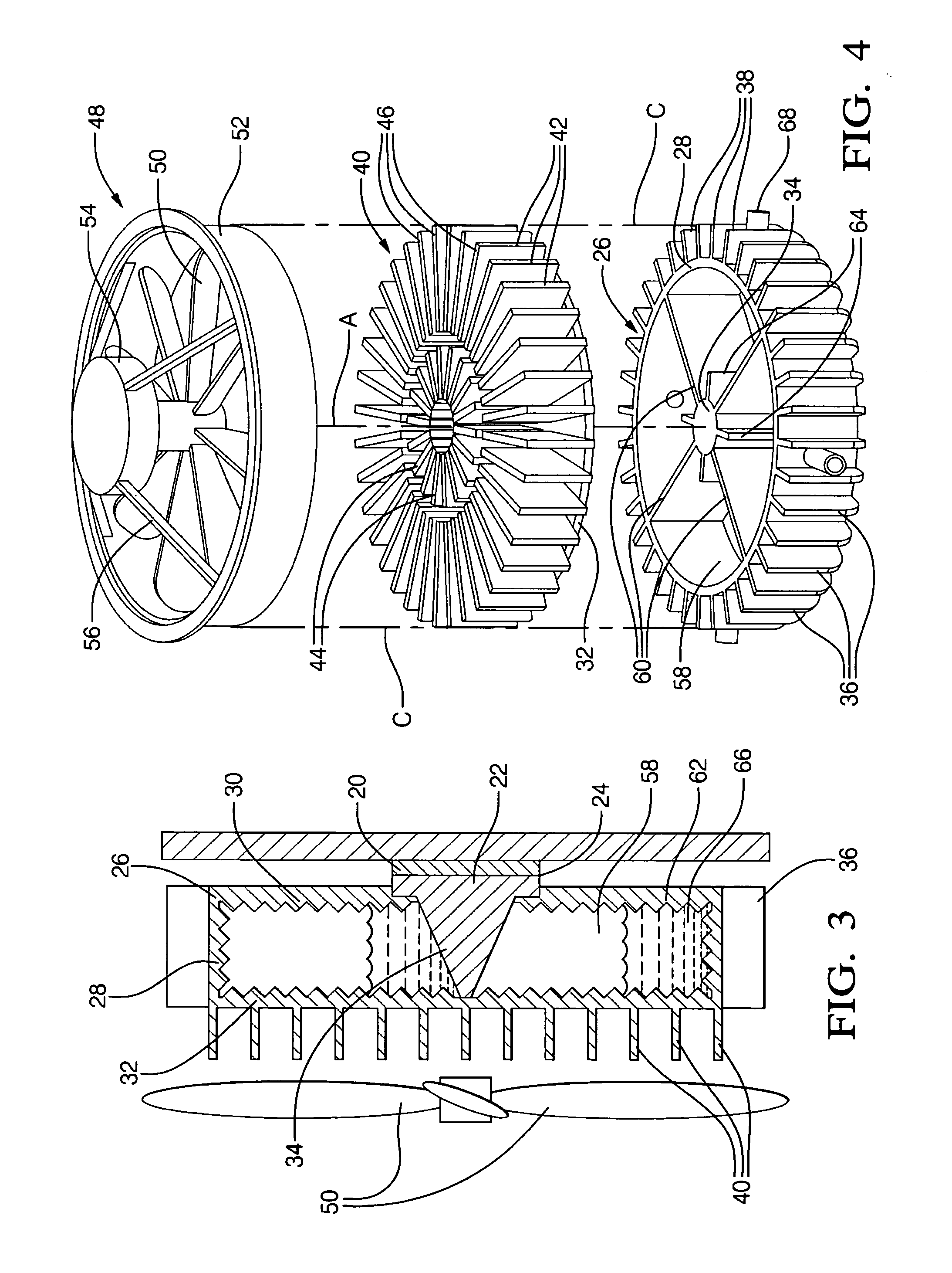 Orientation insensitive multi chamber thermosiphon