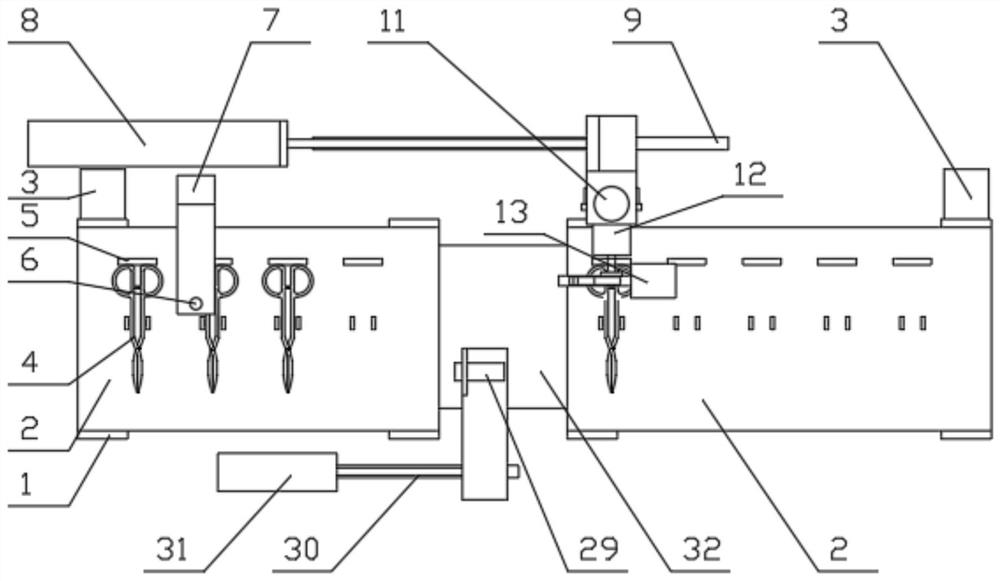 Automatic inspection device for hemostatic forceps