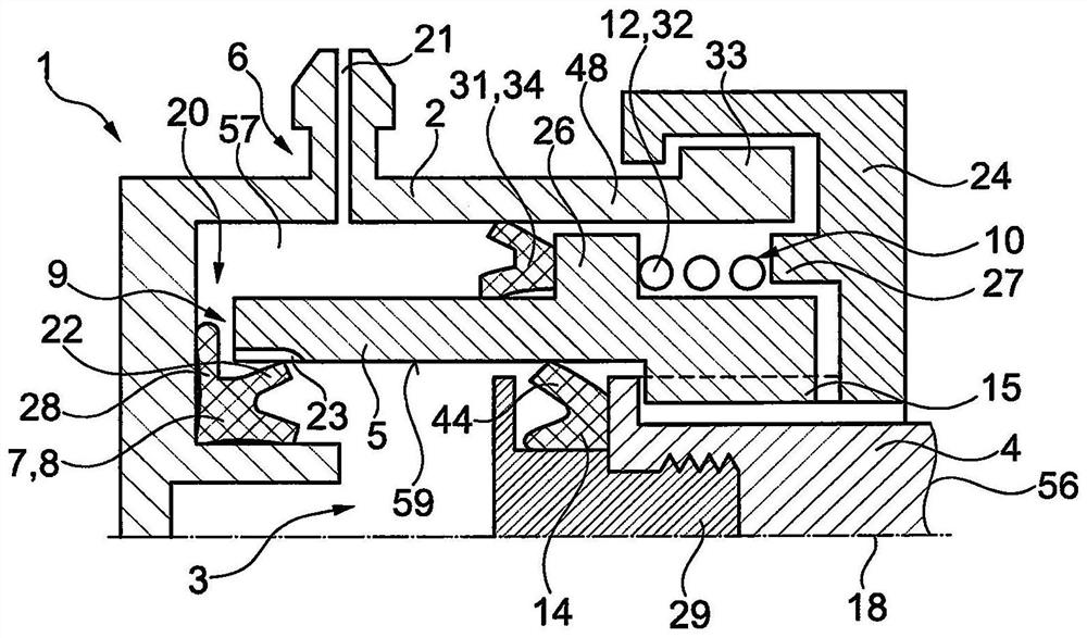 Pressure cylinders, especially active cylinders, with a moving sleeve