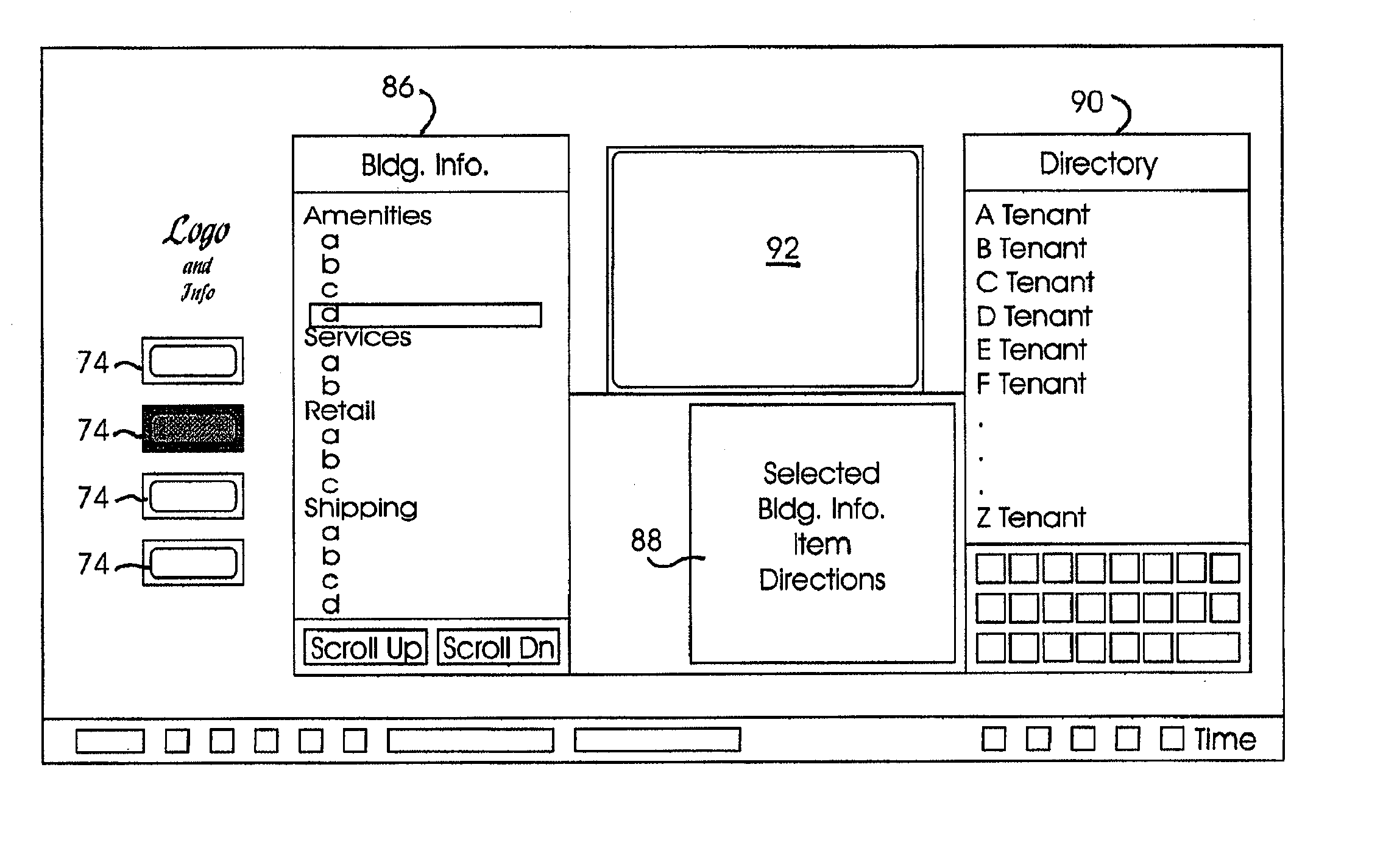 Interactive electronic directory service, public information and general content delivery system and method