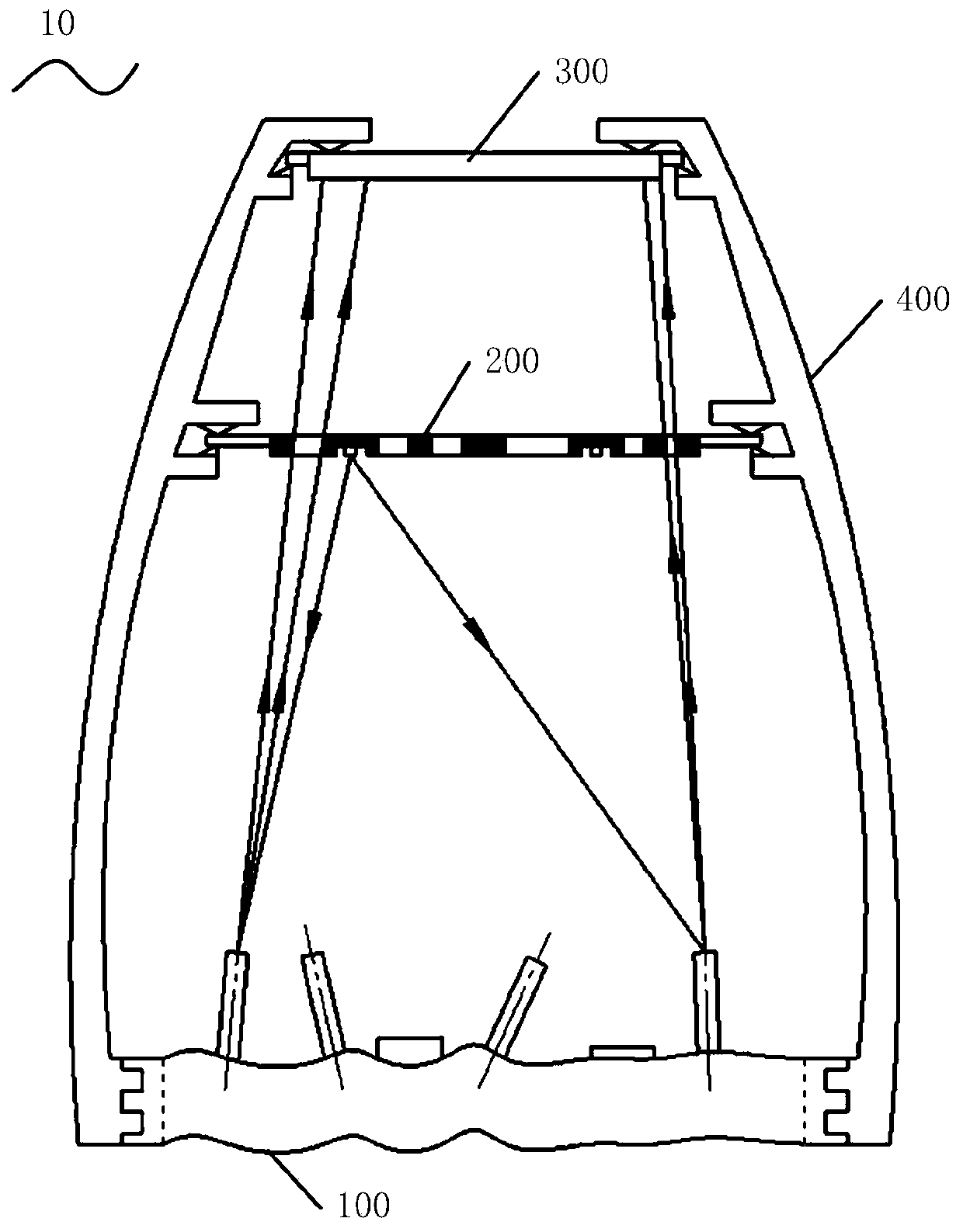 Tactile sensing device based on coding hole imaging technology