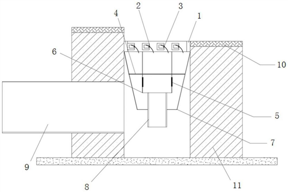 Integrated self-adjusting urban gutter inlet sewage intercepting and initial rainwater discarding device