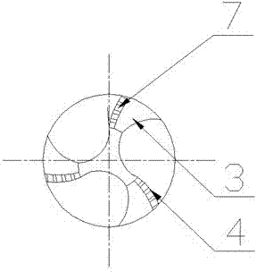 Special cutter for spiral milling dimples of composite material