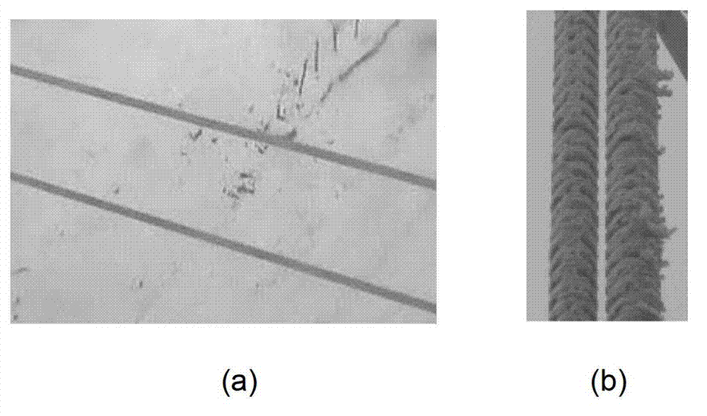 Method and device for detecting icing thickness of power transmission line