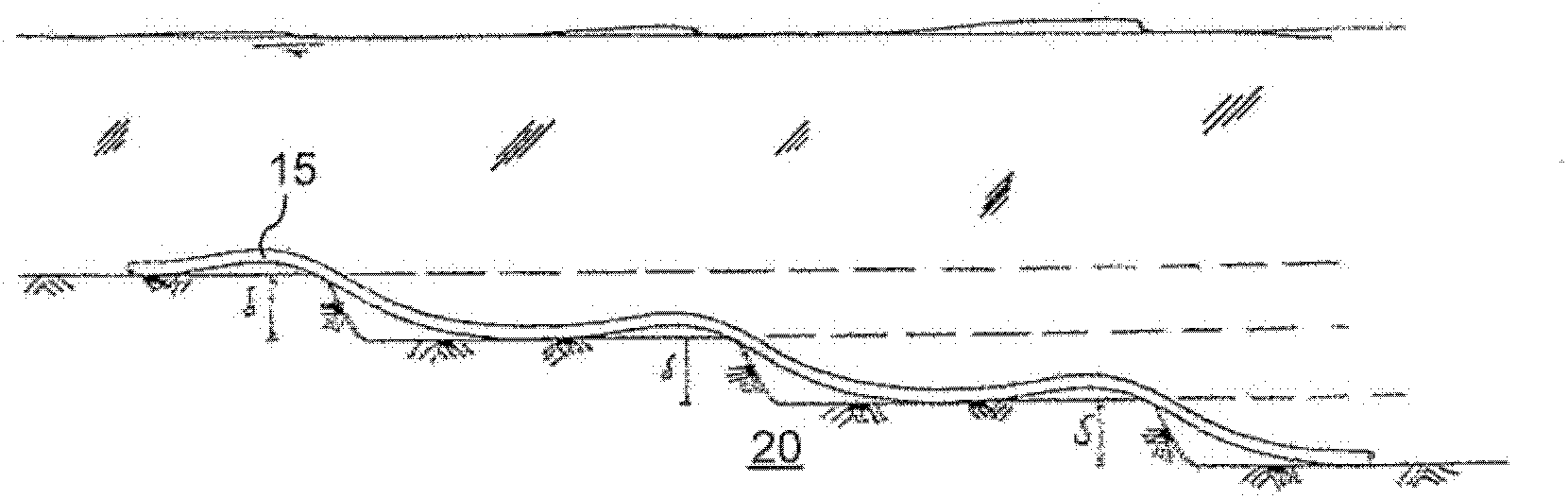 Group and method for laying and burying pipelines at the seafloor