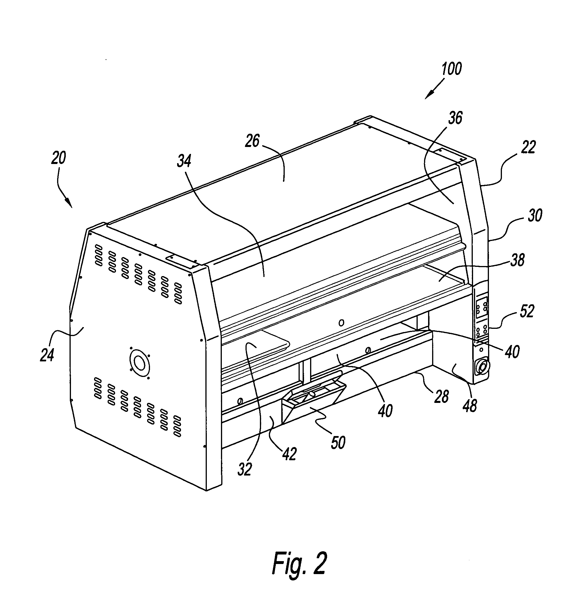 Method and food holding cabinet with humidity generation