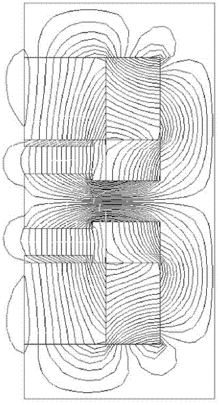 Permanent magnet system for room-temperature magnetic refrigerator