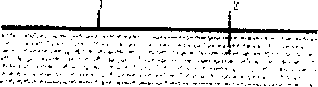 Nonwoven fabric nonwatertight moisture keeping template lining and method for manufacturing the same