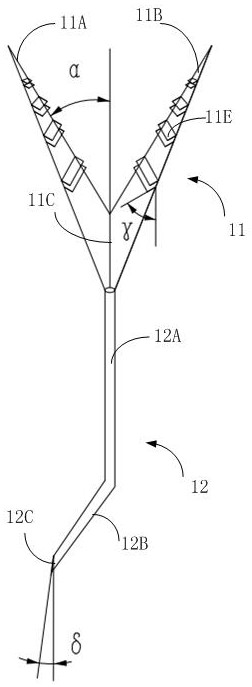 Ammonia spraying static mixer and dust removal method