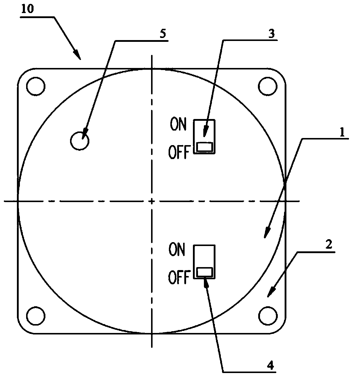 A metal dust treatment device and method