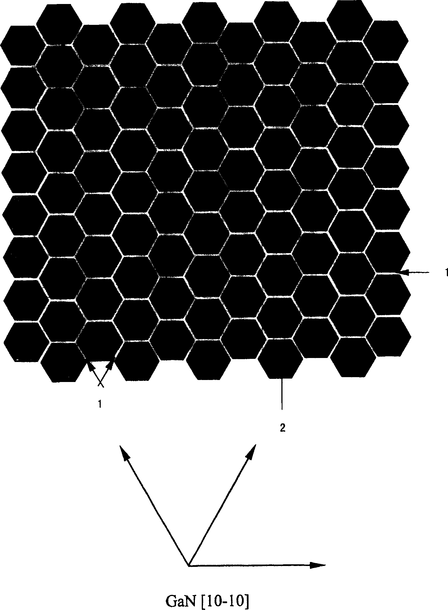 Horizontal epitaxial growing method of gallium nitride and its compound semiconductor