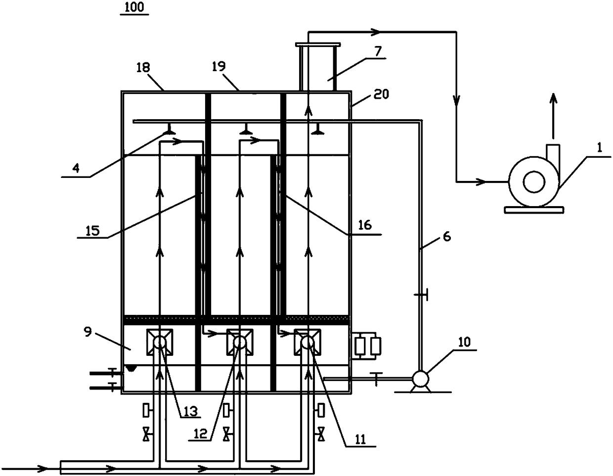 Biological deodorization device and deodorization method thereof