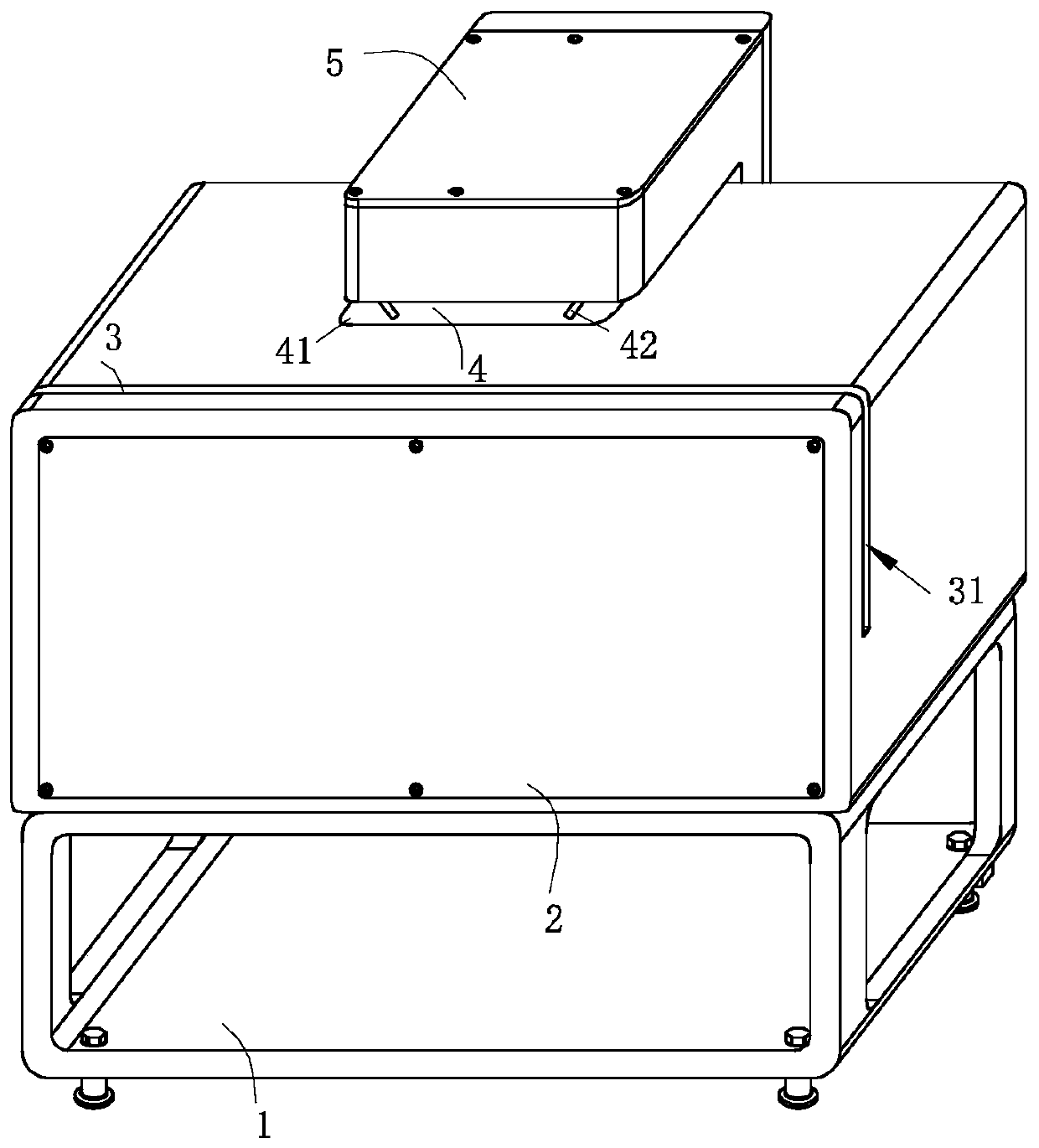 Flattening device suitable for carton processing