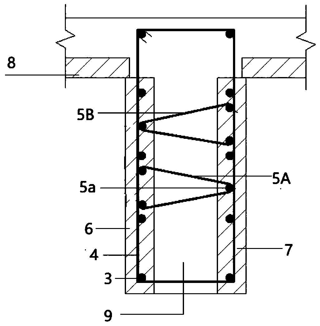 Construction method of hole opening superposed shear wall internally provided with deep connecting beam of diagonal reinforcing steel bar truss