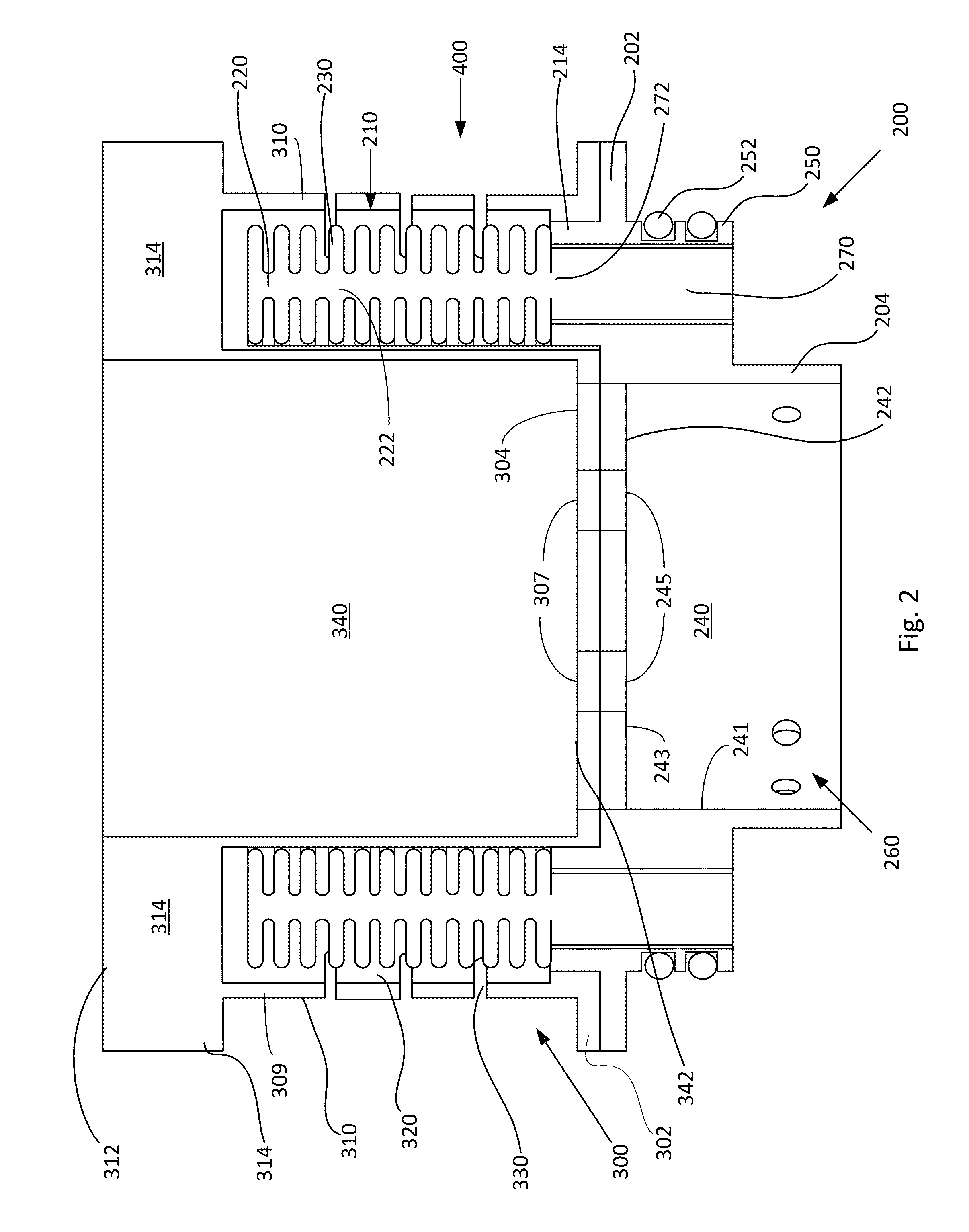 Harsh environment pressure compensator for inline cable termination