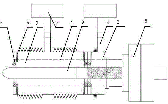 Device and method for detecting air flow distribution in cigarette smoking process