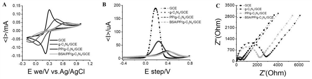 Preparation method of electrochemical sensor for detecting sepsis marker procalcitonin