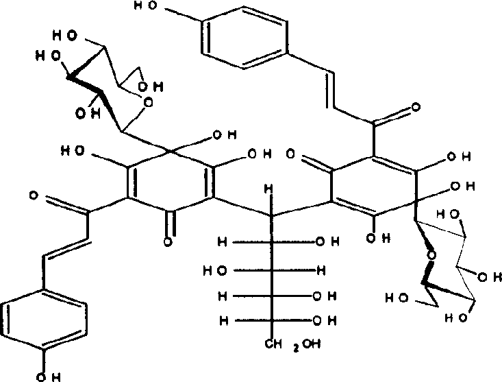 Saflor yellow pigment rich in saflor yellow pigment B, its preparation method and use