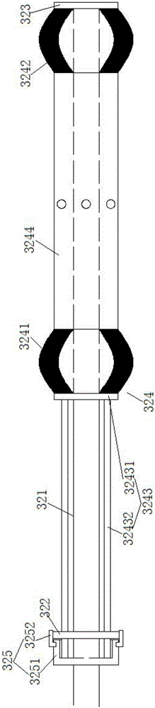 Air pressure blasting device used for simulating excavation with tunnel drill blasting method