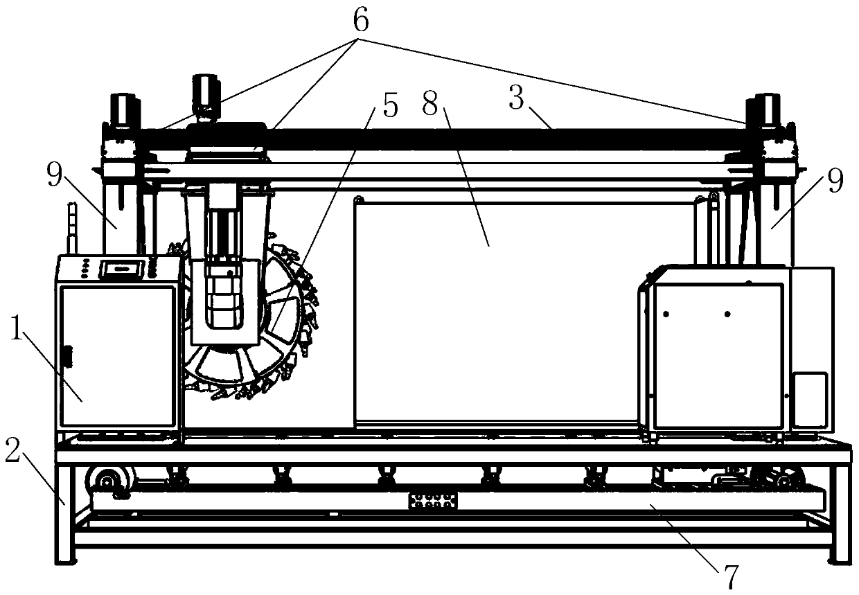 Experimental system for simulating impact presplitting and cutting