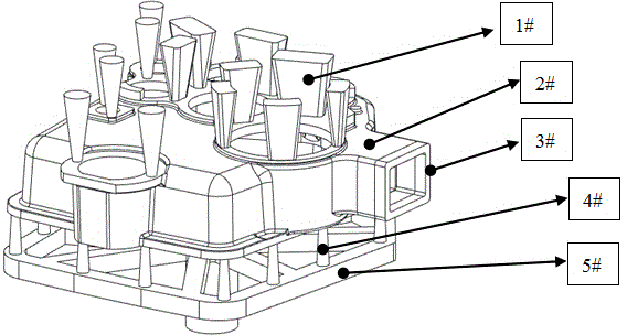 Method for V-method shaping anti-gravity pouring of aluminum alloy casting