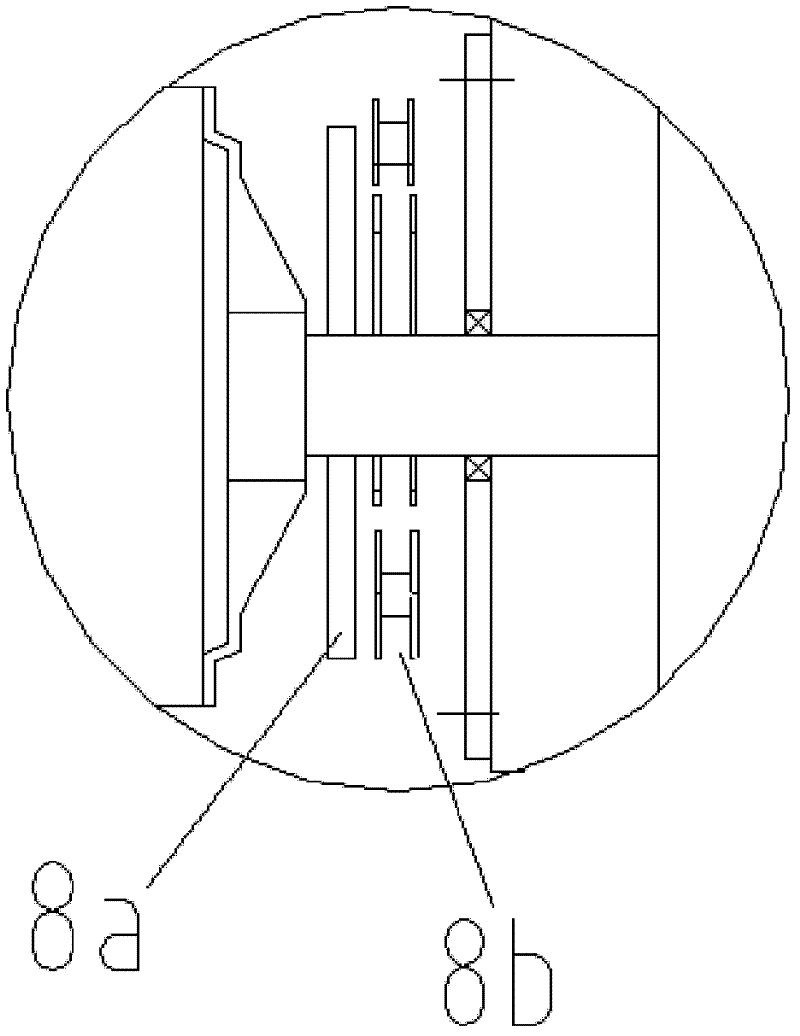 Flow guide reaction type double-rotor tidal current energy water turbine