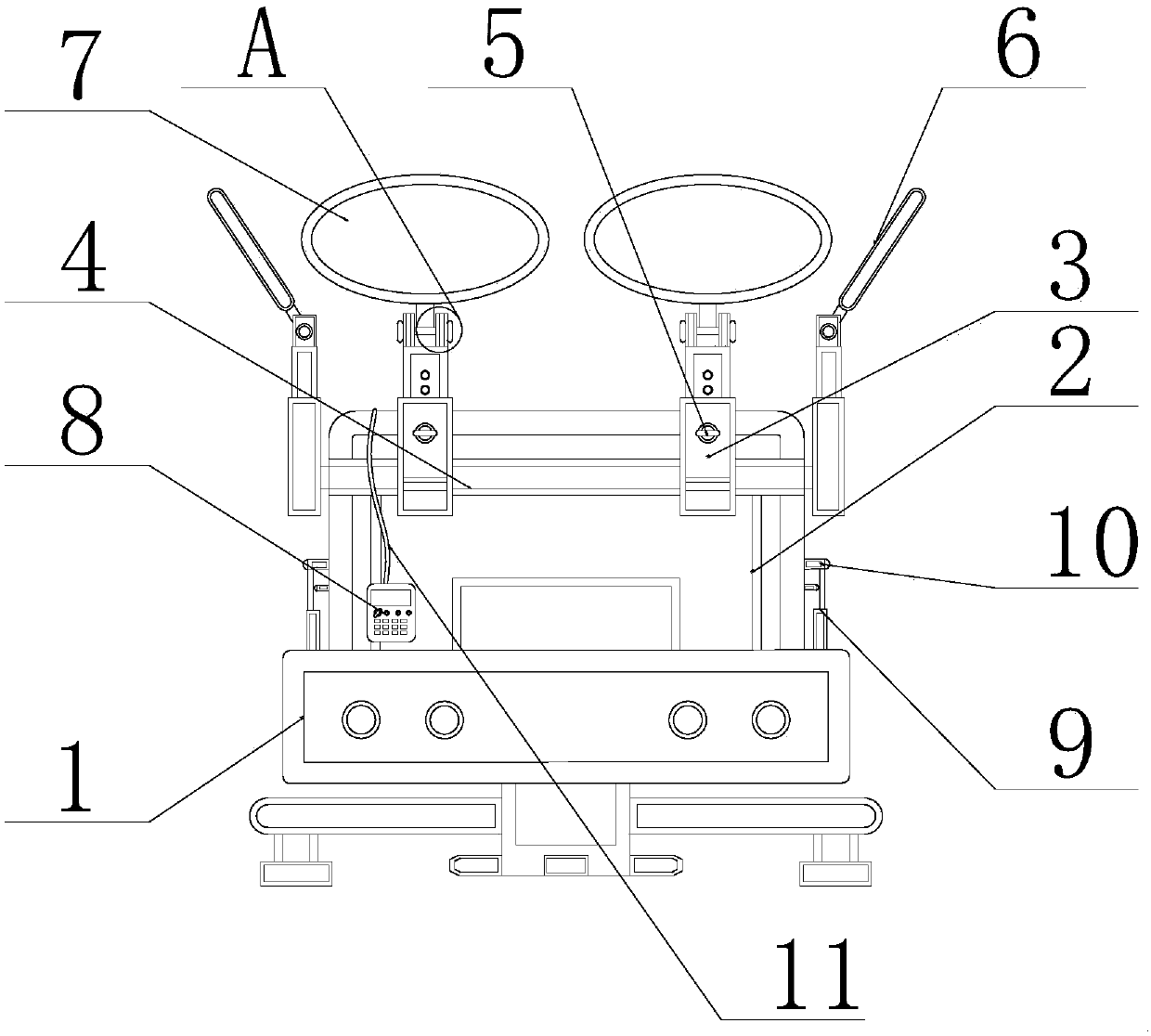 Concrete equipment vehicle-mounted water tank heating device