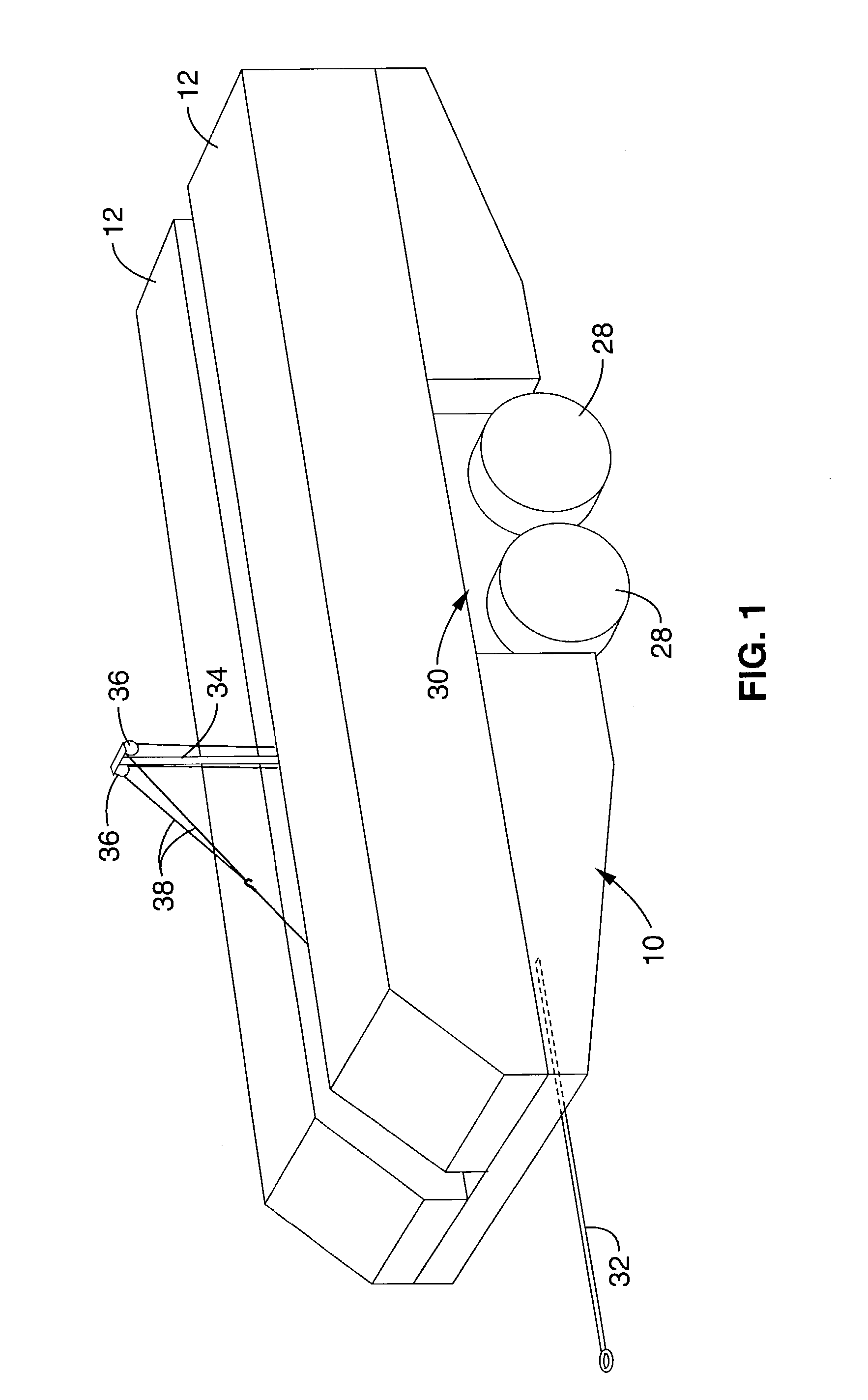 Road towed ferry