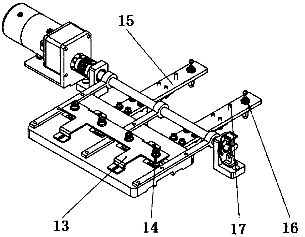 Automatic turning over and feeding device for remote control unit