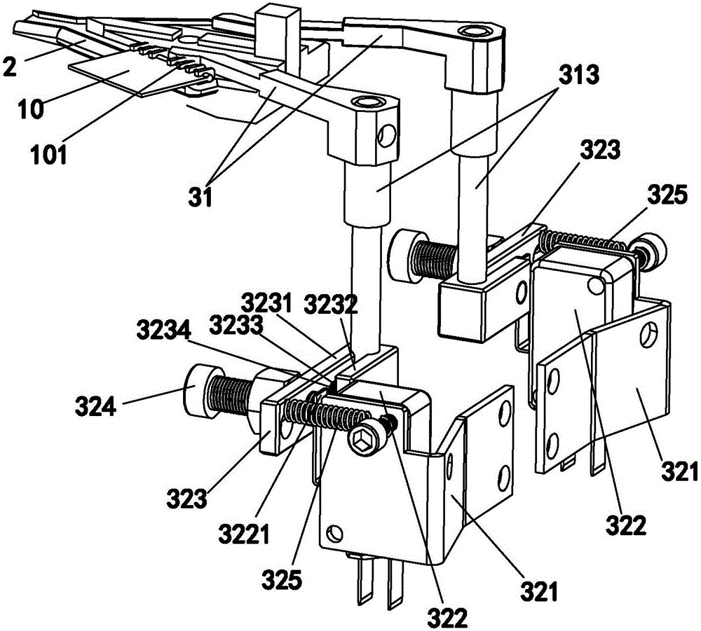 Metal zipper tooth loss detection device