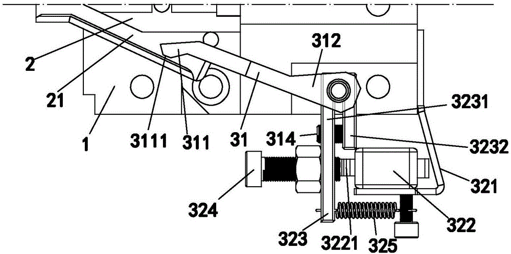 Metal zipper tooth loss detection device