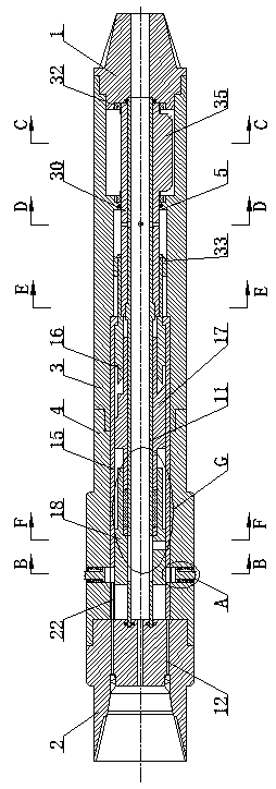 Push-against type rotation guiding tool