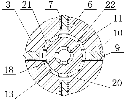 Push-against type rotation guiding tool