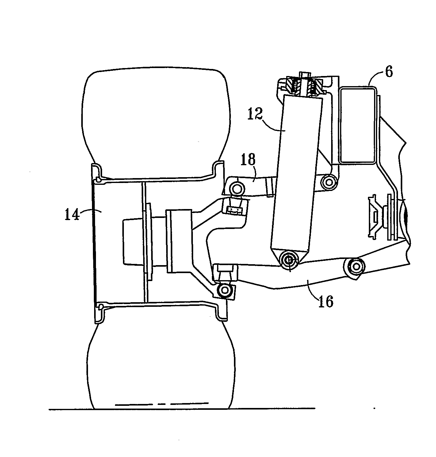 Compressible Fluid Independent Active Suspension