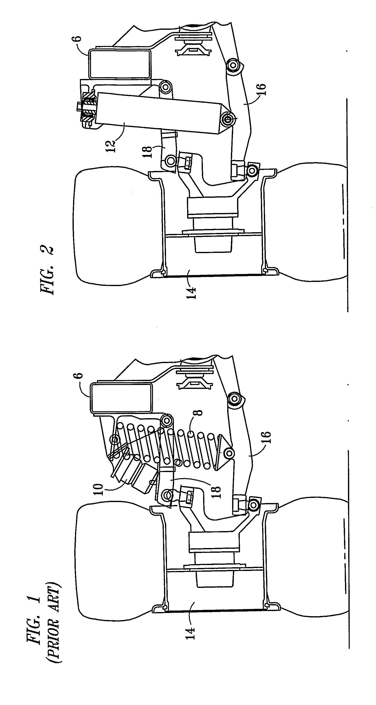 Compressible Fluid Independent Active Suspension