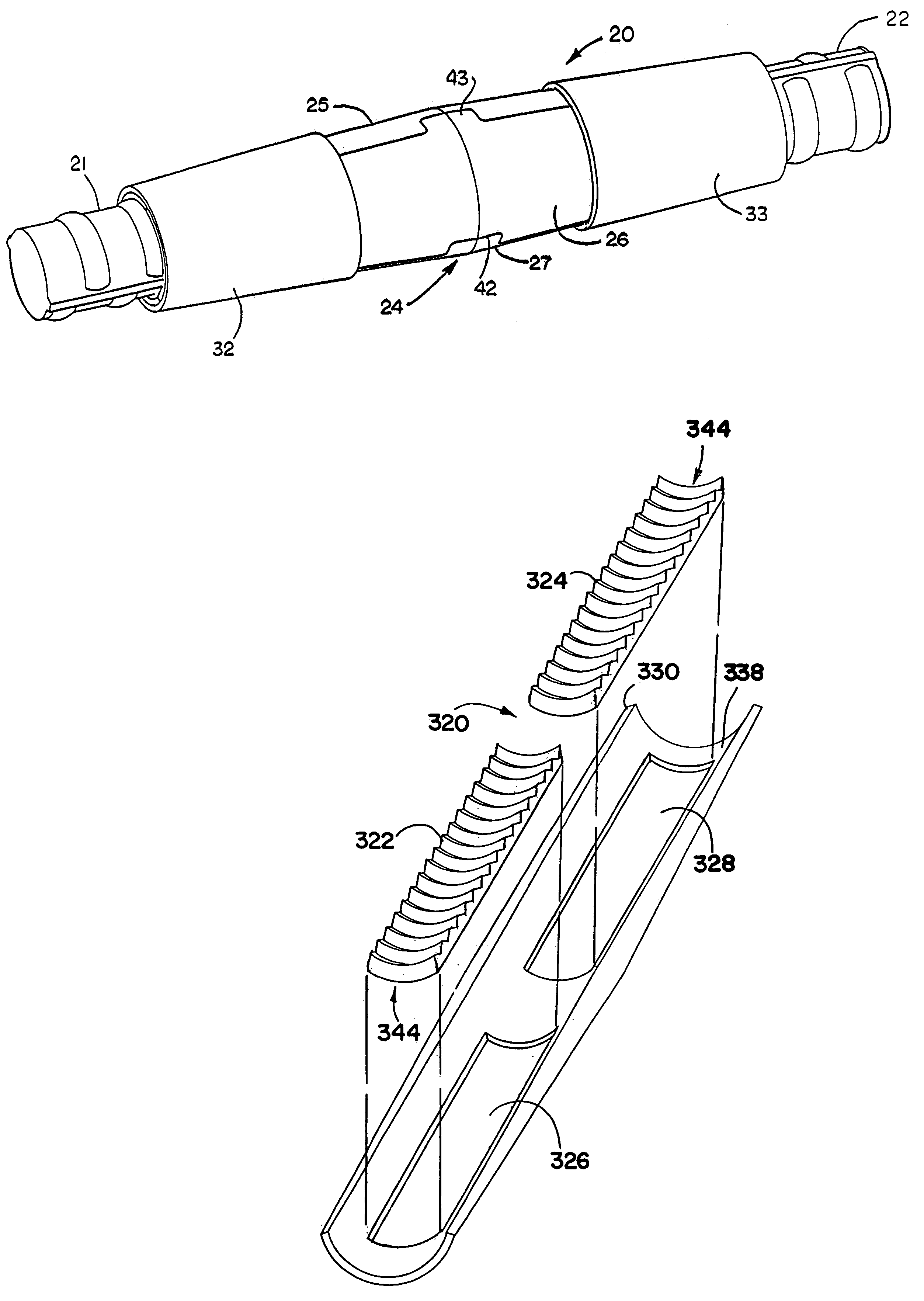 Reinforcing bar connection and method