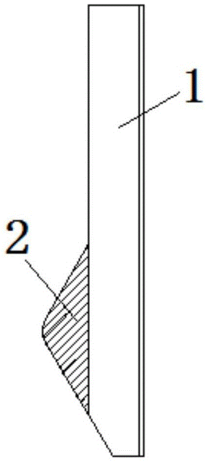 Insertion plate structure of insulating riser of steel ingot mold