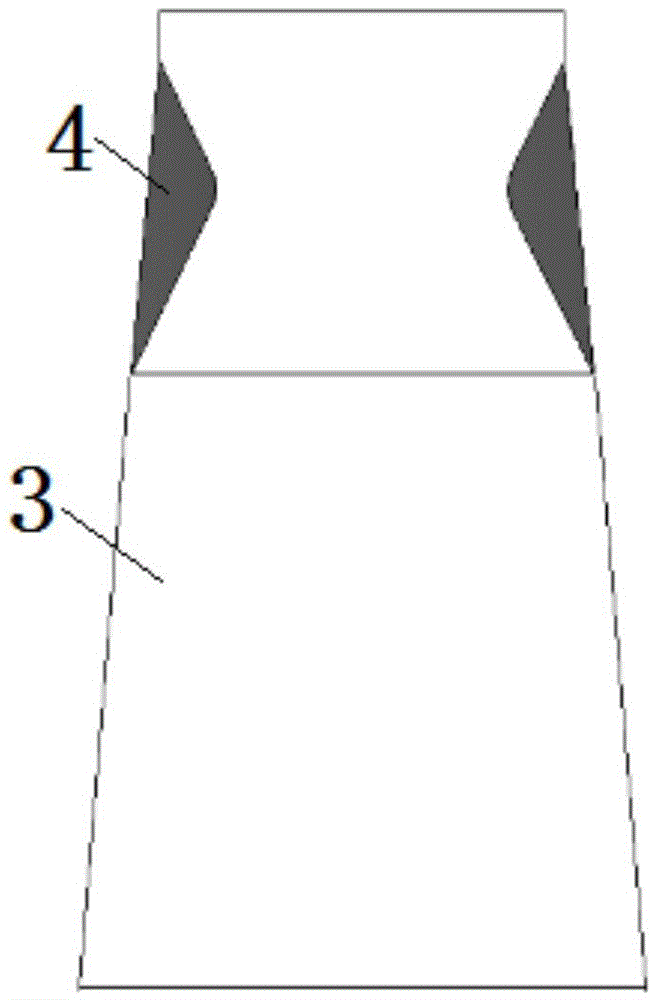 Insertion plate structure of insulating riser of steel ingot mold