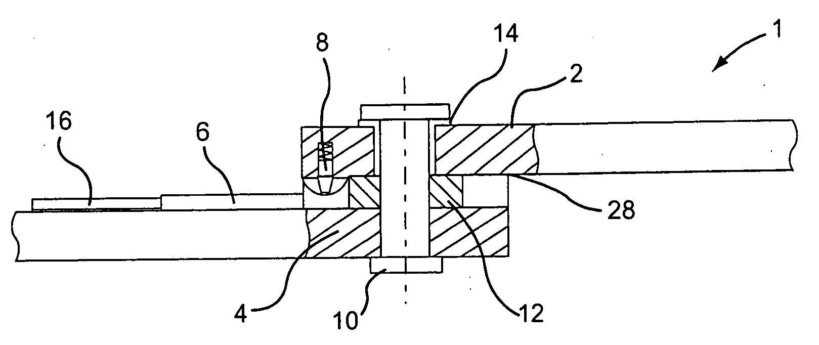 Convertible top with a rotational angle detection device