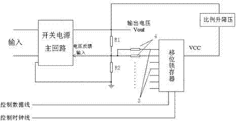 Method and circuit of series control voltage fine controlling power source