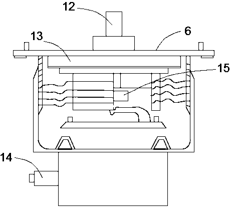 Environment-friendly wastewater denitrification treatment device and use method thereof