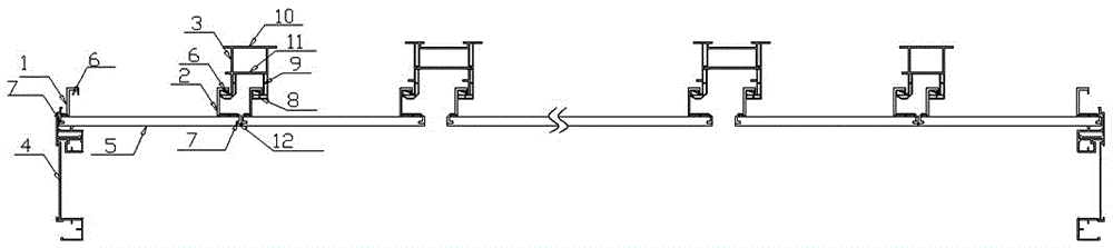 Integrated ceiling structure