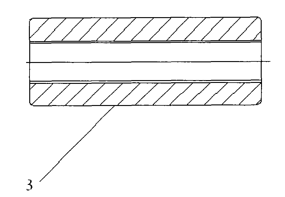 Device and method for transversely tensioning prestress of trapezoid sleeper