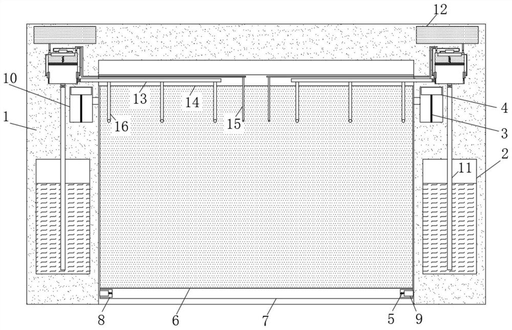 A self-triggering fire shutter