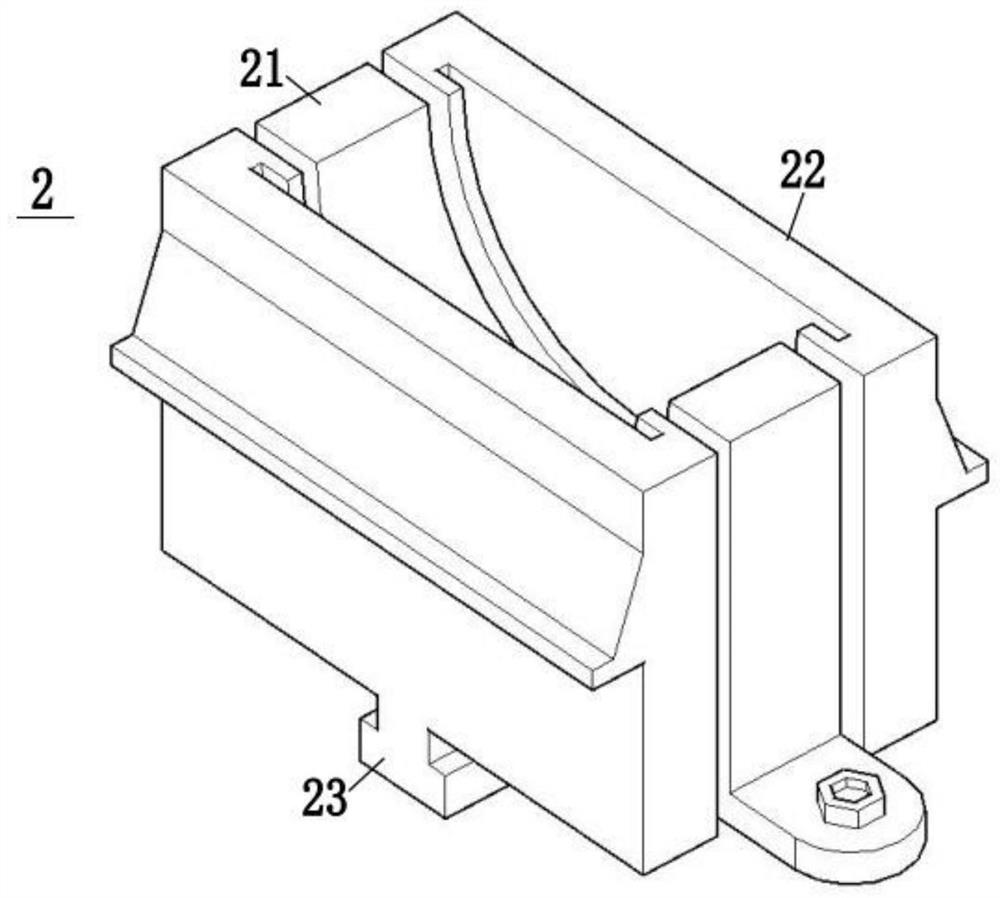 Thrust shoe inlaying riveting machine