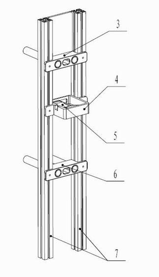 Laser distance measurement-source device for pipeline radiographic inspection