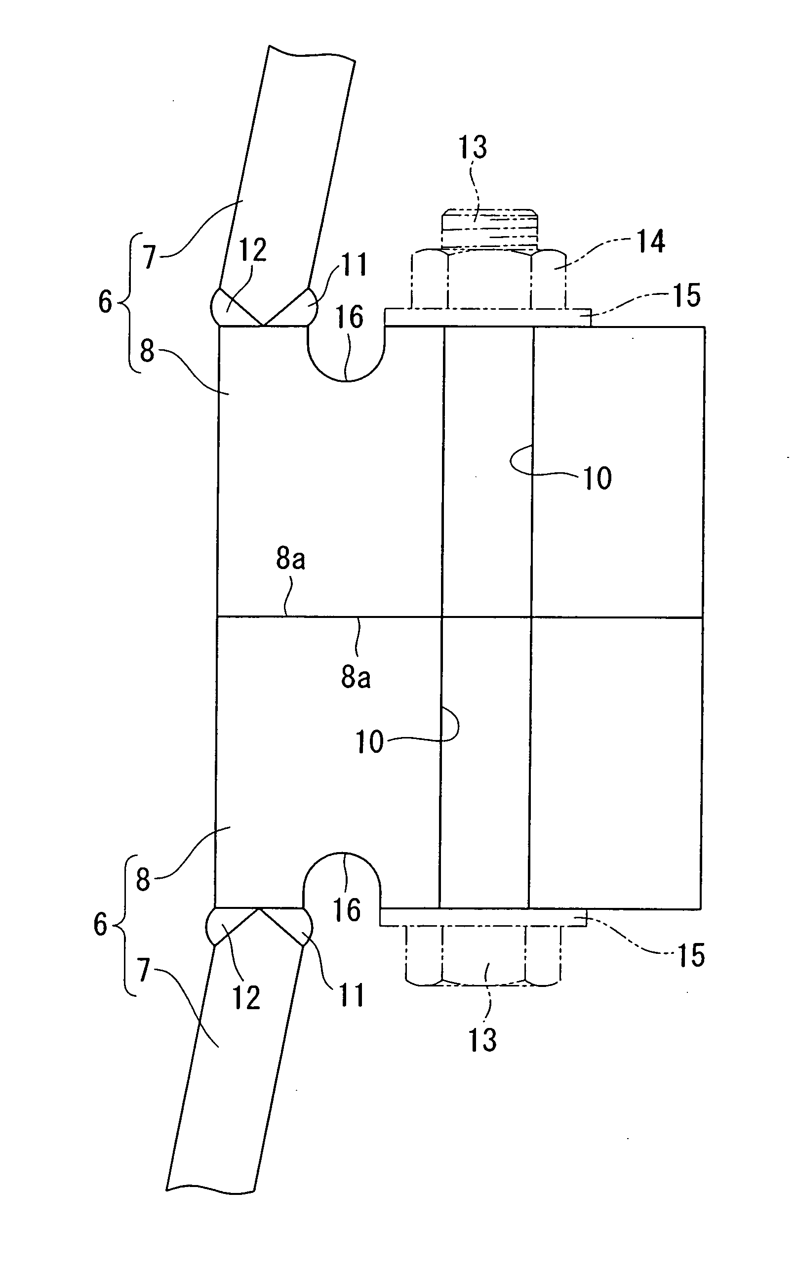 Tubular-member flange coupling