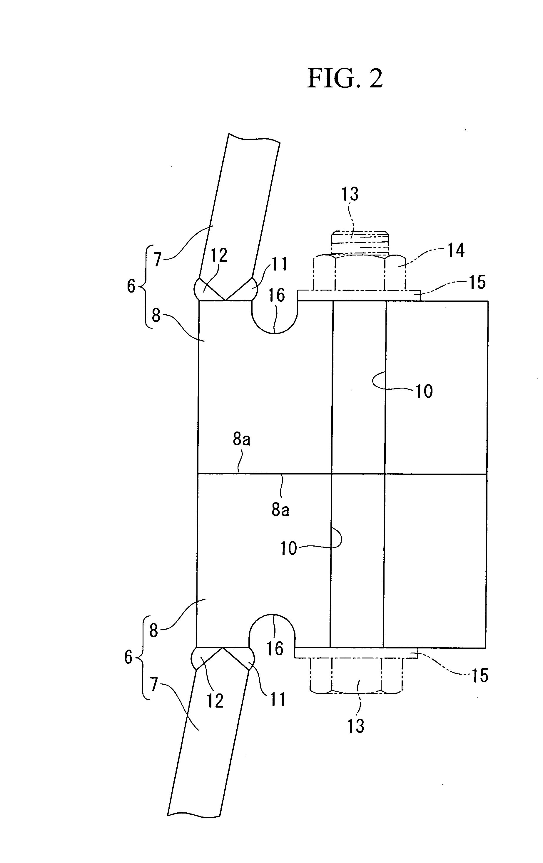 Tubular-member flange coupling