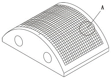 Positioning device for clamping of arc-shaped wallboard