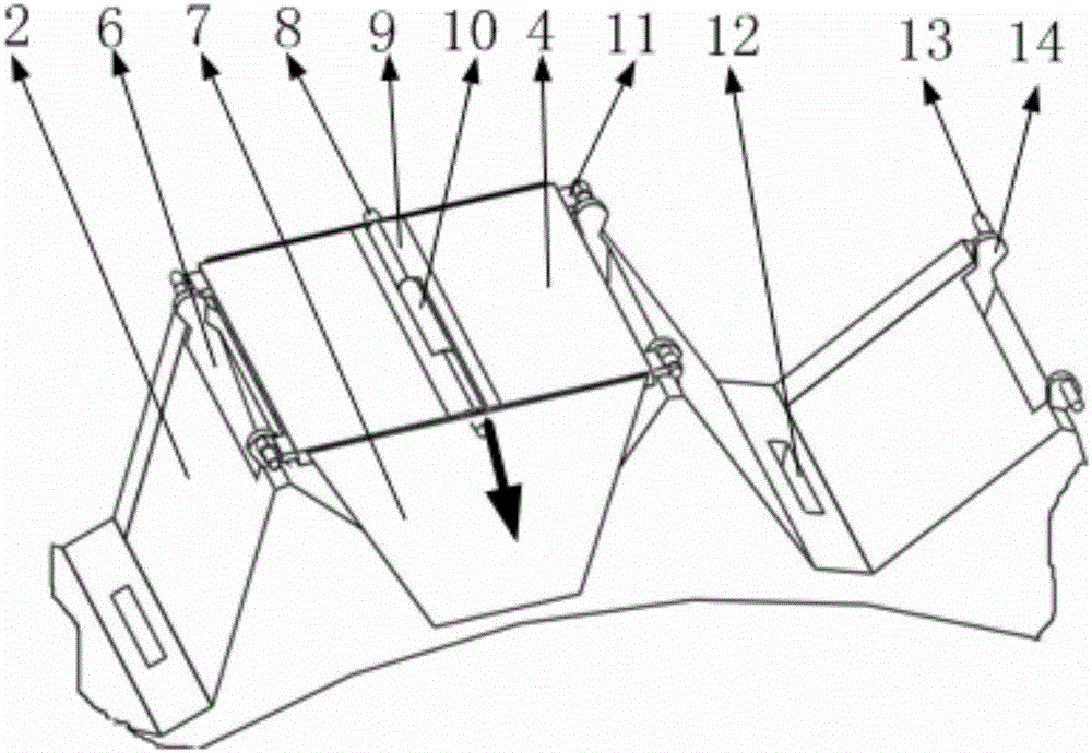 Anti-wind caterpillar drive wheel with triggering mechanism